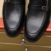 Cheap Salvatore Ferragamo Leather Shoes For Men #1330776 Replica Wholesale [$85.00 USD] [ITEM#1330776] on Replica Salvatore Ferragamo Leather Shoes