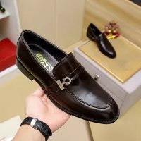 Cheap Salvatore Ferragamo Leather Shoes For Men #1330779 Replica Wholesale [$85.00 USD] [ITEM#1330779] on Replica Salvatore Ferragamo Leather Shoes