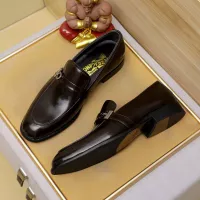 Cheap Salvatore Ferragamo Leather Shoes For Men #1330779 Replica Wholesale [$85.00 USD] [ITEM#1330779] on Replica Salvatore Ferragamo Leather Shoes