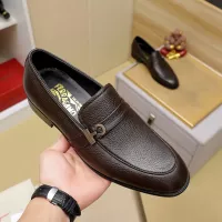 Cheap Salvatore Ferragamo Leather Shoes For Men #1330781 Replica Wholesale [$85.00 USD] [ITEM#1330781] on Replica Salvatore Ferragamo Leather Shoes