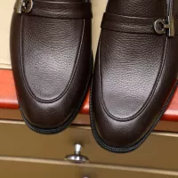 Cheap Salvatore Ferragamo Leather Shoes For Men #1330781 Replica Wholesale [$85.00 USD] [ITEM#1330781] on Replica Salvatore Ferragamo Leather Shoes