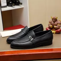 Cheap Salvatore Ferragamo Leather Shoes For Men #1330782 Replica Wholesale [$85.00 USD] [ITEM#1330782] on Replica Salvatore Ferragamo Leather Shoes