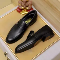 Cheap Salvatore Ferragamo Leather Shoes For Men #1330782 Replica Wholesale [$85.00 USD] [ITEM#1330782] on Replica Salvatore Ferragamo Leather Shoes