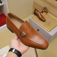 Cheap Salvatore Ferragamo Leather Shoes For Men #1330791 Replica Wholesale [$108.00 USD] [ITEM#1330791] on Replica Salvatore Ferragamo Leather Shoes