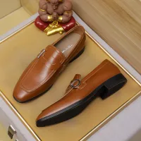 Cheap Salvatore Ferragamo Leather Shoes For Men #1330791 Replica Wholesale [$108.00 USD] [ITEM#1330791] on Replica Salvatore Ferragamo Leather Shoes