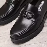 Cheap Salvatore Ferragamo Leather Shoes For Men #1330801 Replica Wholesale [$96.00 USD] [ITEM#1330801] on Replica Salvatore Ferragamo Leather Shoes