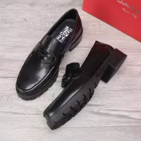 Cheap Salvatore Ferragamo Leather Shoes For Men #1330801 Replica Wholesale [$96.00 USD] [ITEM#1330801] on Replica Salvatore Ferragamo Leather Shoes