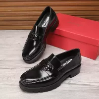 Cheap Salvatore Ferragamo Leather Shoes For Men #1330802 Replica Wholesale [$96.00 USD] [ITEM#1330802] on Replica Salvatore Ferragamo Leather Shoes