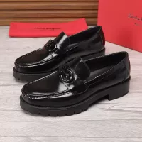 Cheap Salvatore Ferragamo Leather Shoes For Men #1330802 Replica Wholesale [$96.00 USD] [ITEM#1330802] on Replica Salvatore Ferragamo Leather Shoes