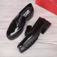Cheap Salvatore Ferragamo Leather Shoes For Men #1330802 Replica Wholesale [$96.00 USD] [ITEM#1330802] on Replica Salvatore Ferragamo Leather Shoes