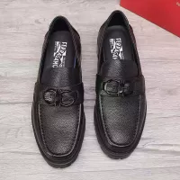 Cheap Salvatore Ferragamo Leather Shoes For Men #1330803 Replica Wholesale [$96.00 USD] [ITEM#1330803] on Replica Salvatore Ferragamo Leather Shoes