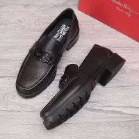 Cheap Salvatore Ferragamo Leather Shoes For Men #1330803 Replica Wholesale [$96.00 USD] [ITEM#1330803] on Replica Salvatore Ferragamo Leather Shoes