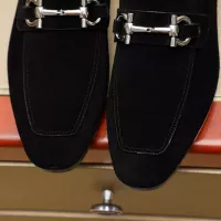 Cheap Salvatore Ferragamo Leather Shoes For Men #1330804 Replica Wholesale [$108.00 USD] [ITEM#1330804] on Replica Salvatore Ferragamo Leather Shoes