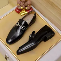 Cheap Salvatore Ferragamo Leather Shoes For Men #1330807 Replica Wholesale [$108.00 USD] [ITEM#1330807] on Replica Salvatore Ferragamo Leather Shoes