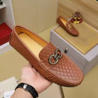Cheap Salvatore Ferragamo Leather Shoes For Men #1330808 Replica Wholesale [$76.00 USD] [ITEM#1330808] on Replica Salvatore Ferragamo Leather Shoes