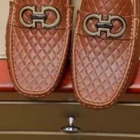 Cheap Salvatore Ferragamo Leather Shoes For Men #1330808 Replica Wholesale [$76.00 USD] [ITEM#1330808] on Replica Salvatore Ferragamo Leather Shoes