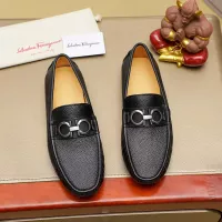 Cheap Salvatore Ferragamo Leather Shoes For Men #1330811 Replica Wholesale [$76.00 USD] [ITEM#1330811] on Replica Salvatore Ferragamo Leather Shoes