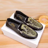 Cheap Versace Leather Shoes For Men #1330826 Replica Wholesale [$72.00 USD] [ITEM#1330826] on Replica Versace Leather Shoes