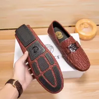 Cheap Versace Leather Shoes For Men #1330827 Replica Wholesale [$76.00 USD] [ITEM#1330827] on Replica Versace Leather Shoes