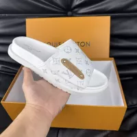 Cheap Louis Vuitton Slippers For Men #1330834 Replica Wholesale [$56.00 USD] [ITEM#1330834] on Replica Louis Vuitton Slippers