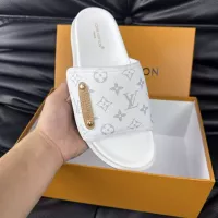 Cheap Louis Vuitton Slippers For Men #1330834 Replica Wholesale [$56.00 USD] [ITEM#1330834] on Replica Louis Vuitton Slippers
