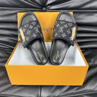 Cheap Louis Vuitton Slippers For Men #1330835 Replica Wholesale [$56.00 USD] [ITEM#1330835] on Replica Louis Vuitton Slippers