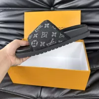 Cheap Louis Vuitton Slippers For Men #1330835 Replica Wholesale [$56.00 USD] [ITEM#1330835] on Replica Louis Vuitton Slippers