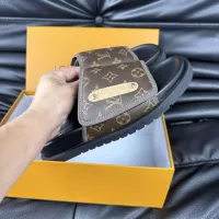 Cheap Louis Vuitton Slippers For Men #1330836 Replica Wholesale [$56.00 USD] [ITEM#1330836] on Replica Louis Vuitton Slippers