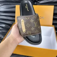 Cheap Louis Vuitton Slippers For Men #1330836 Replica Wholesale [$56.00 USD] [ITEM#1330836] on Replica Louis Vuitton Slippers