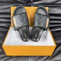 Cheap Louis Vuitton Slippers For Men #1330837 Replica Wholesale [$56.00 USD] [ITEM#1330837] on Replica Louis Vuitton Slippers