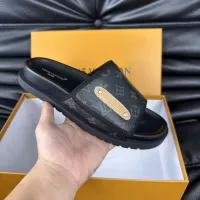 Cheap Louis Vuitton Slippers For Men #1330837 Replica Wholesale [$56.00 USD] [ITEM#1330837] on Replica Louis Vuitton Slippers