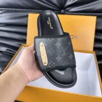 Cheap Louis Vuitton Slippers For Men #1330837 Replica Wholesale [$56.00 USD] [ITEM#1330837] on Replica Louis Vuitton Slippers
