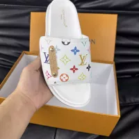 Cheap Louis Vuitton Slippers For Men #1330838 Replica Wholesale [$56.00 USD] [ITEM#1330838] on Replica Louis Vuitton Slippers