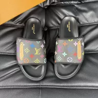 Cheap Louis Vuitton Slippers For Men #1330839 Replica Wholesale [$56.00 USD] [ITEM#1330839] on Replica Louis Vuitton Slippers