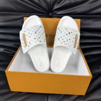 Cheap Louis Vuitton Slippers For Men #1330840 Replica Wholesale [$56.00 USD] [ITEM#1330840] on Replica Louis Vuitton Slippers