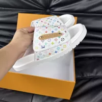 Cheap Louis Vuitton Slippers For Men #1330840 Replica Wholesale [$56.00 USD] [ITEM#1330840] on Replica Louis Vuitton Slippers