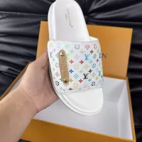 Cheap Louis Vuitton Slippers For Men #1330840 Replica Wholesale [$56.00 USD] [ITEM#1330840] on Replica Louis Vuitton Slippers