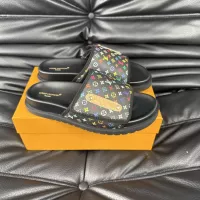 Cheap Louis Vuitton Slippers For Men #1330841 Replica Wholesale [$56.00 USD] [ITEM#1330841] on Replica Louis Vuitton Slippers