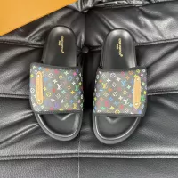Cheap Louis Vuitton Slippers For Men #1330841 Replica Wholesale [$56.00 USD] [ITEM#1330841] on Replica Louis Vuitton Slippers