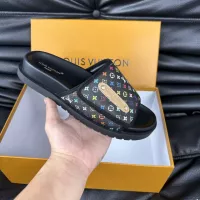 Cheap Louis Vuitton Slippers For Men #1330841 Replica Wholesale [$56.00 USD] [ITEM#1330841] on Replica Louis Vuitton Slippers