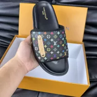 Cheap Louis Vuitton Slippers For Men #1330841 Replica Wholesale [$56.00 USD] [ITEM#1330841] on Replica Louis Vuitton Slippers