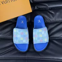 Cheap Louis Vuitton Slippers For Men #1330842 Replica Wholesale [$56.00 USD] [ITEM#1330842] on Replica Louis Vuitton Slippers