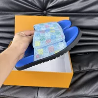 Cheap Louis Vuitton Slippers For Men #1330842 Replica Wholesale [$56.00 USD] [ITEM#1330842] on Replica Louis Vuitton Slippers