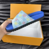 Cheap Louis Vuitton Slippers For Men #1330842 Replica Wholesale [$56.00 USD] [ITEM#1330842] on Replica Louis Vuitton Slippers