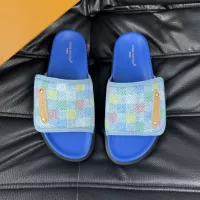 Cheap Louis Vuitton Slippers For Men #1330843 Replica Wholesale [$56.00 USD] [ITEM#1330843] on Replica Louis Vuitton Slippers