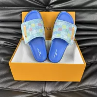 Cheap Louis Vuitton Slippers For Men #1330843 Replica Wholesale [$56.00 USD] [ITEM#1330843] on Replica Louis Vuitton Slippers