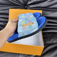 Cheap Louis Vuitton Slippers For Men #1330843 Replica Wholesale [$56.00 USD] [ITEM#1330843] on Replica Louis Vuitton Slippers