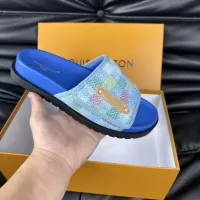 Cheap Louis Vuitton Slippers For Men #1330843 Replica Wholesale [$56.00 USD] [ITEM#1330843] on Replica Louis Vuitton Slippers