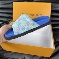 Cheap Louis Vuitton Slippers For Men #1330843 Replica Wholesale [$56.00 USD] [ITEM#1330843] on Replica Louis Vuitton Slippers