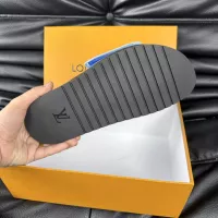 Cheap Louis Vuitton Slippers For Men #1330843 Replica Wholesale [$56.00 USD] [ITEM#1330843] on Replica Louis Vuitton Slippers